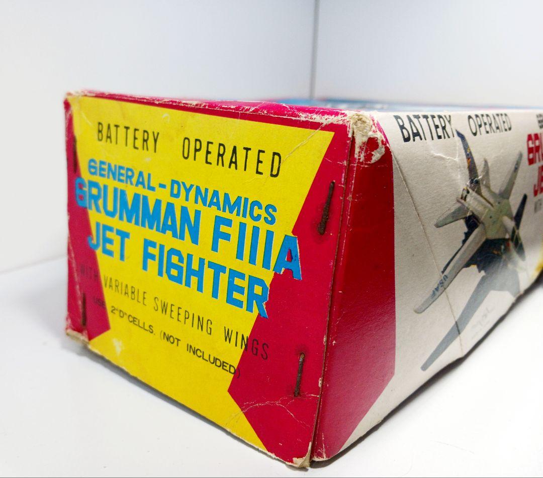 希少 動作品 野村トーイ グラマン F111A ジェットファイター ブリキ