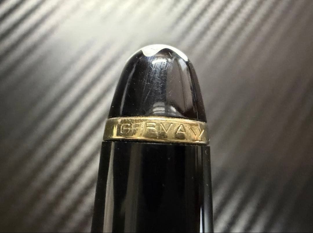 極美品 エボナイト芯 モンブラン 144 ブラック 全金 F 細字 万年筆