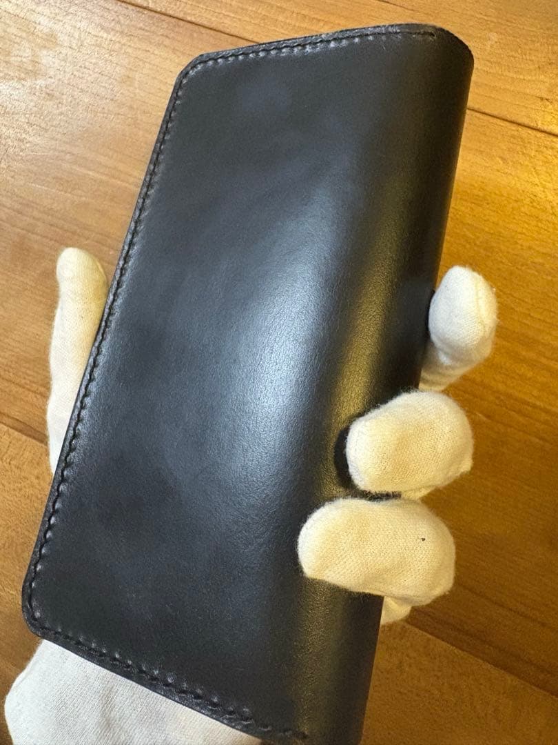 トラッカーウォレット　ロング　クロムエクセル　3層　小判カン付　茶芯