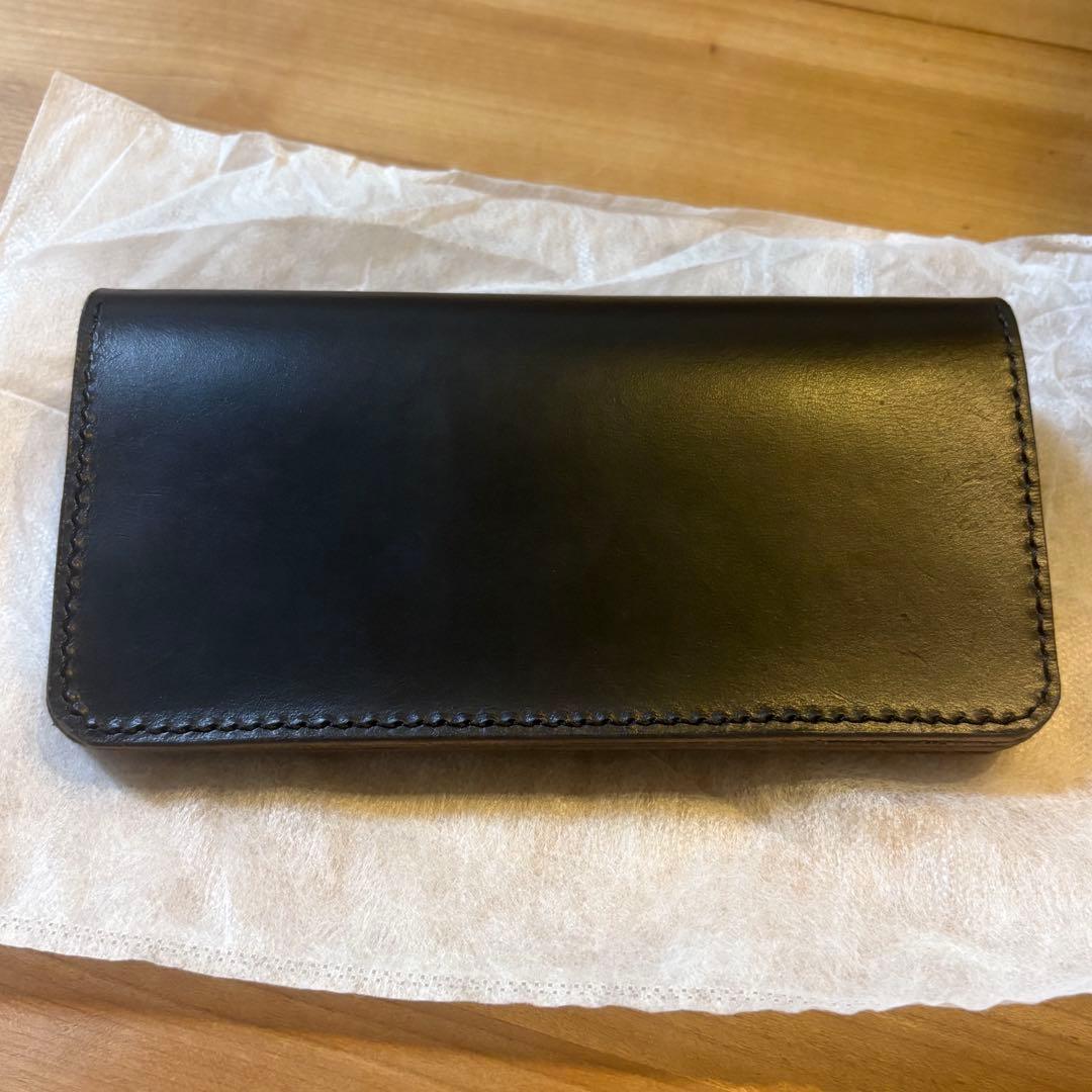 トラッカーウォレット　ロング　クロムエクセル　3層　小判カン付　茶芯