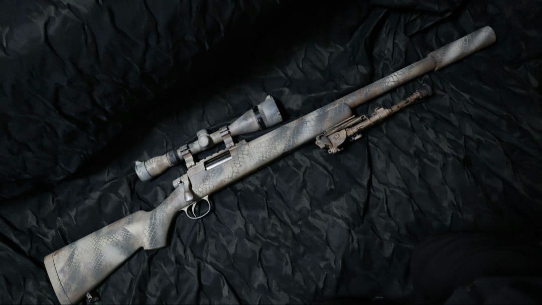 カスタムVSR 迷彩スナイパーライフル スコープ付き 東京マルイ