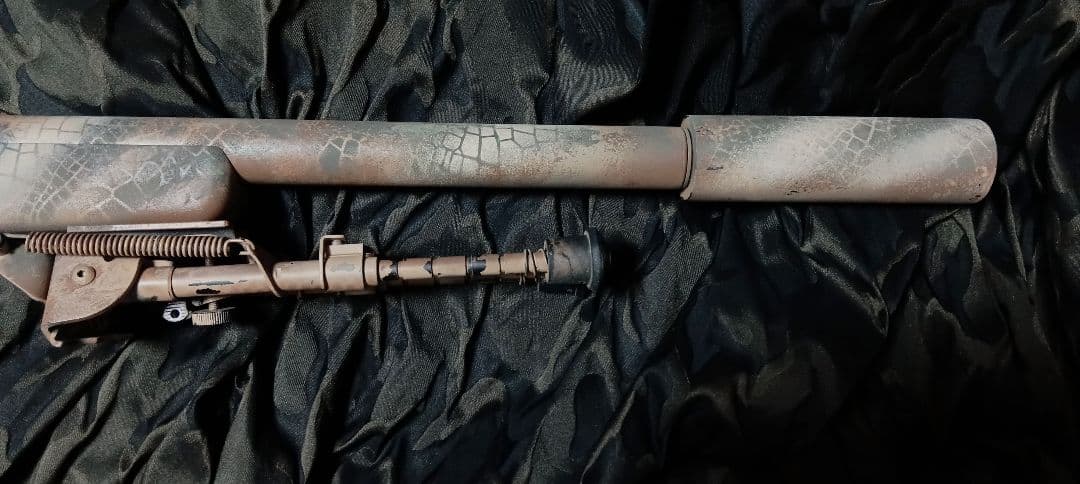 カスタムVSR 迷彩スナイパーライフル スコープ付き 東京マルイ