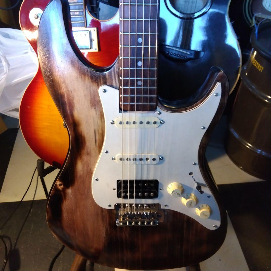 エレキギター ブラウン ！ コンポーネント…値下げ！