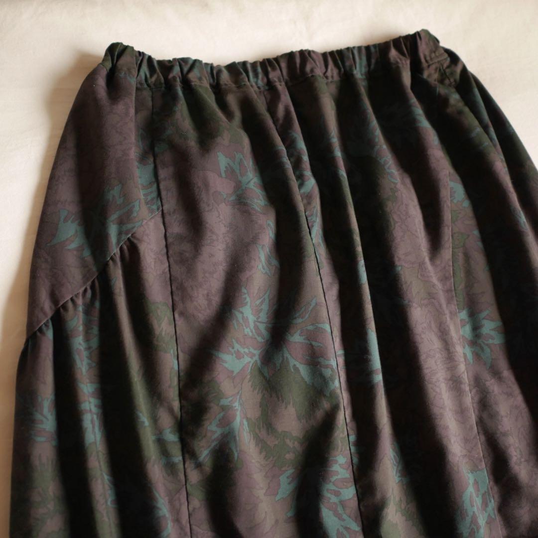 Y's for Living ボタニカル柄 バルーンパンツ