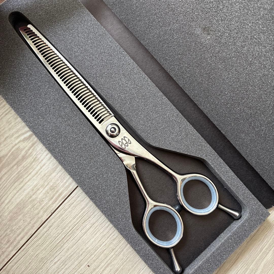 egg ギザ刃　すきバサミ　セニングシザー　トリミング　トリマー　犬　ペット