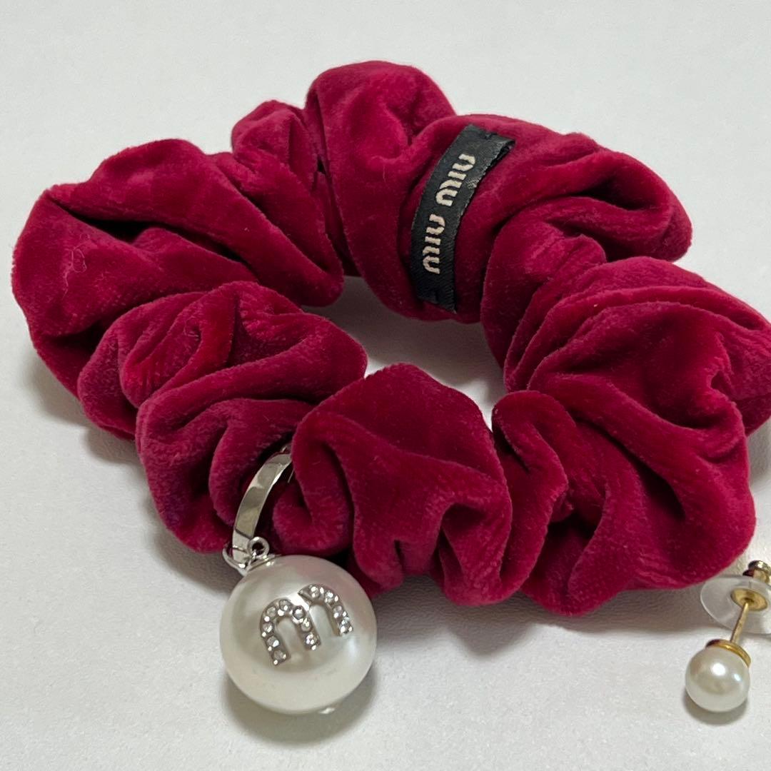 MIUMIU(ミュウミュウ)アクセサリー シュシュ バレッタ ピアス 片耳