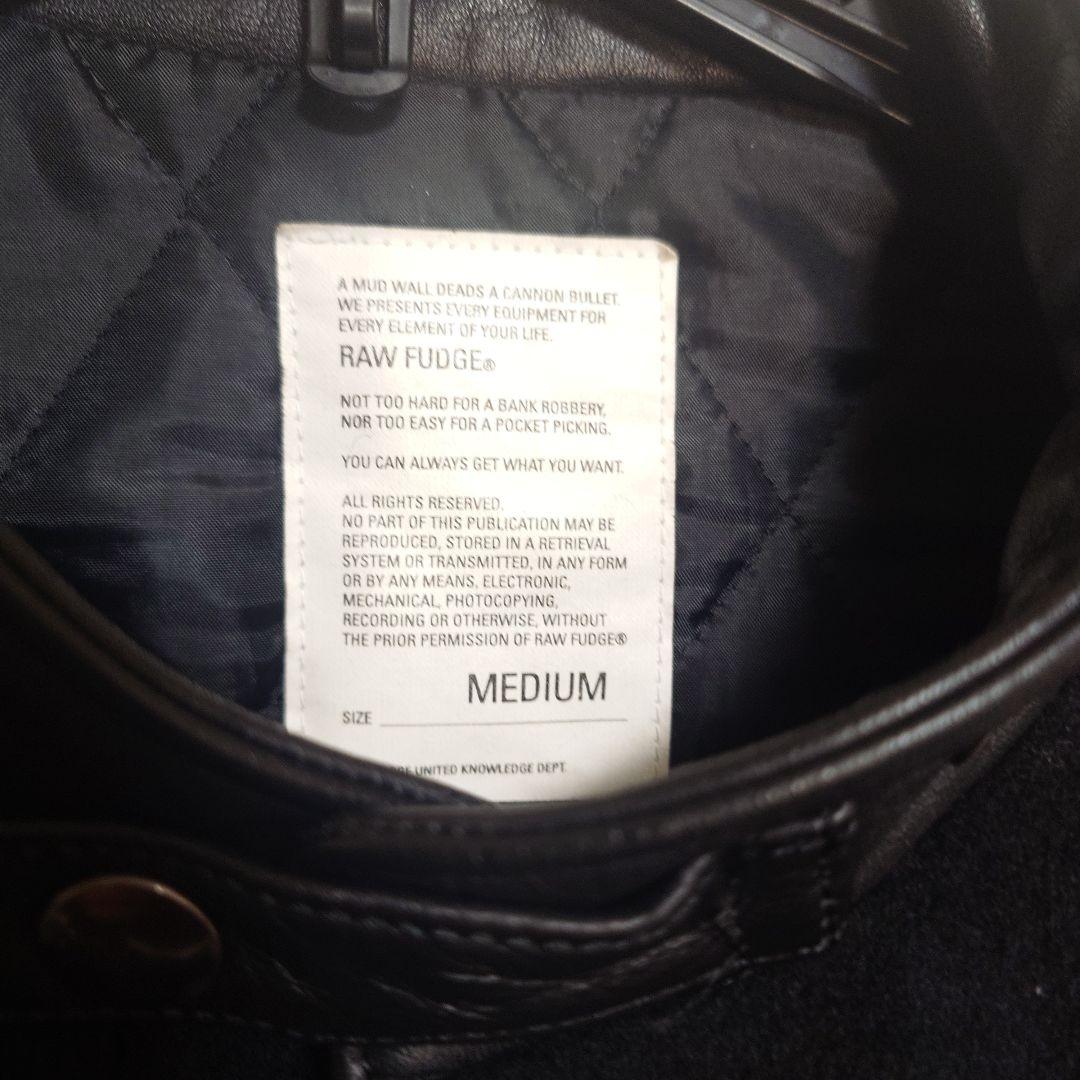 ドラゴンアッシュkj着用 raw fudge レザーライダース スタジャン