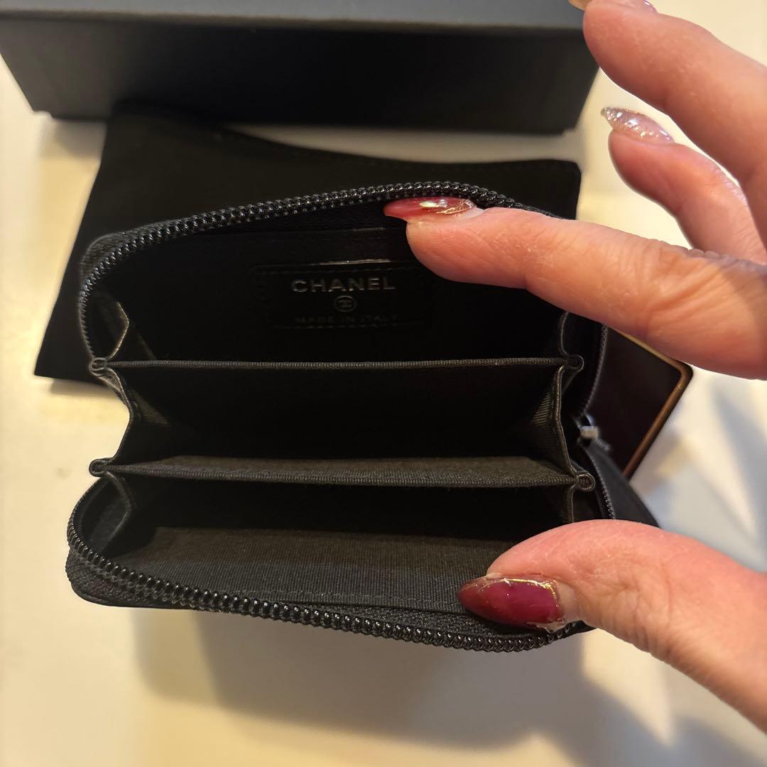美品☆正規店購入☆CHANEL☆ケース☆キャビアスキン☆ブラック