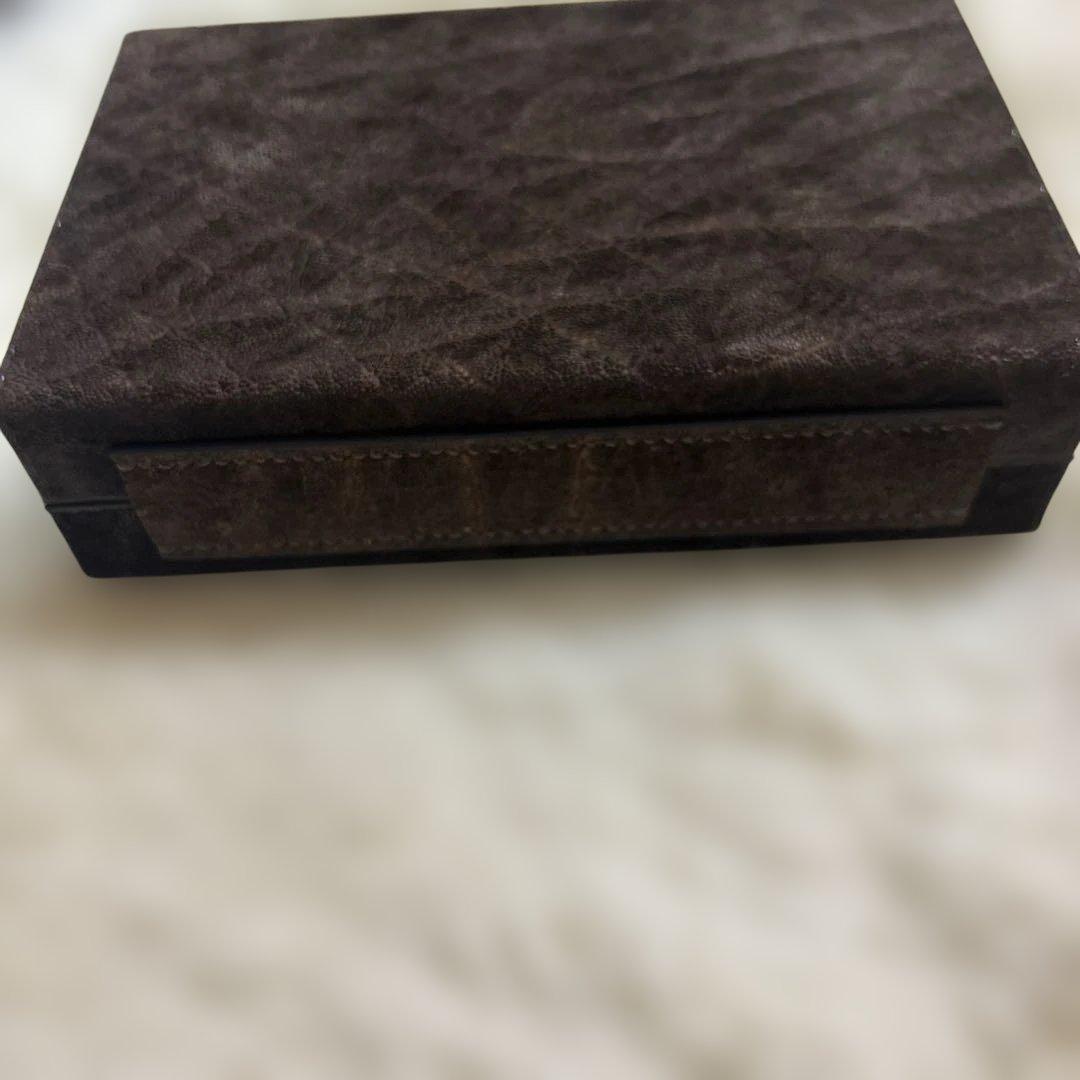 カンダミサコ MALT PENNE 万年筆ケース エレファントレザー ブラウン