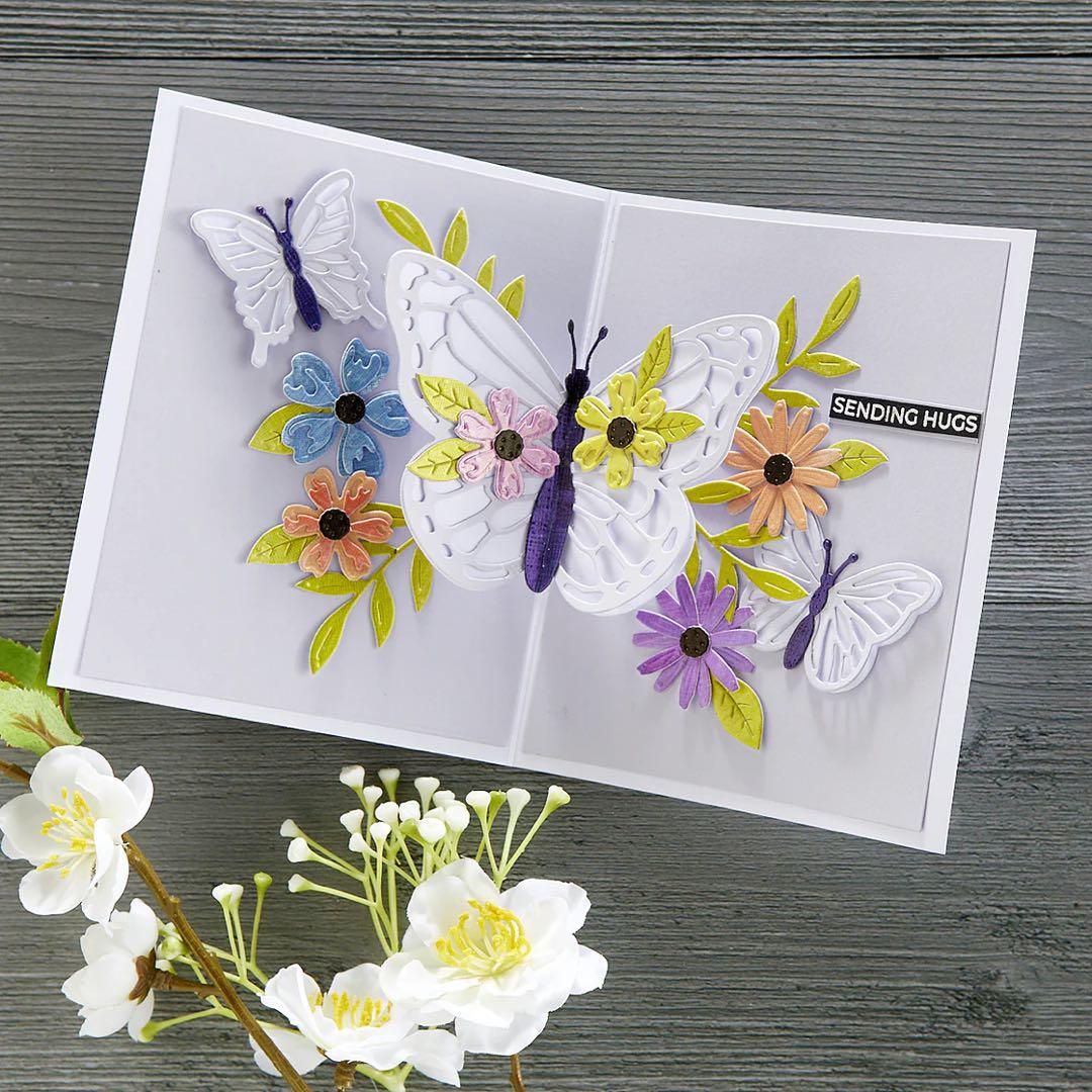 スペルバインダーズ Butterfliesカッティングダイ #987