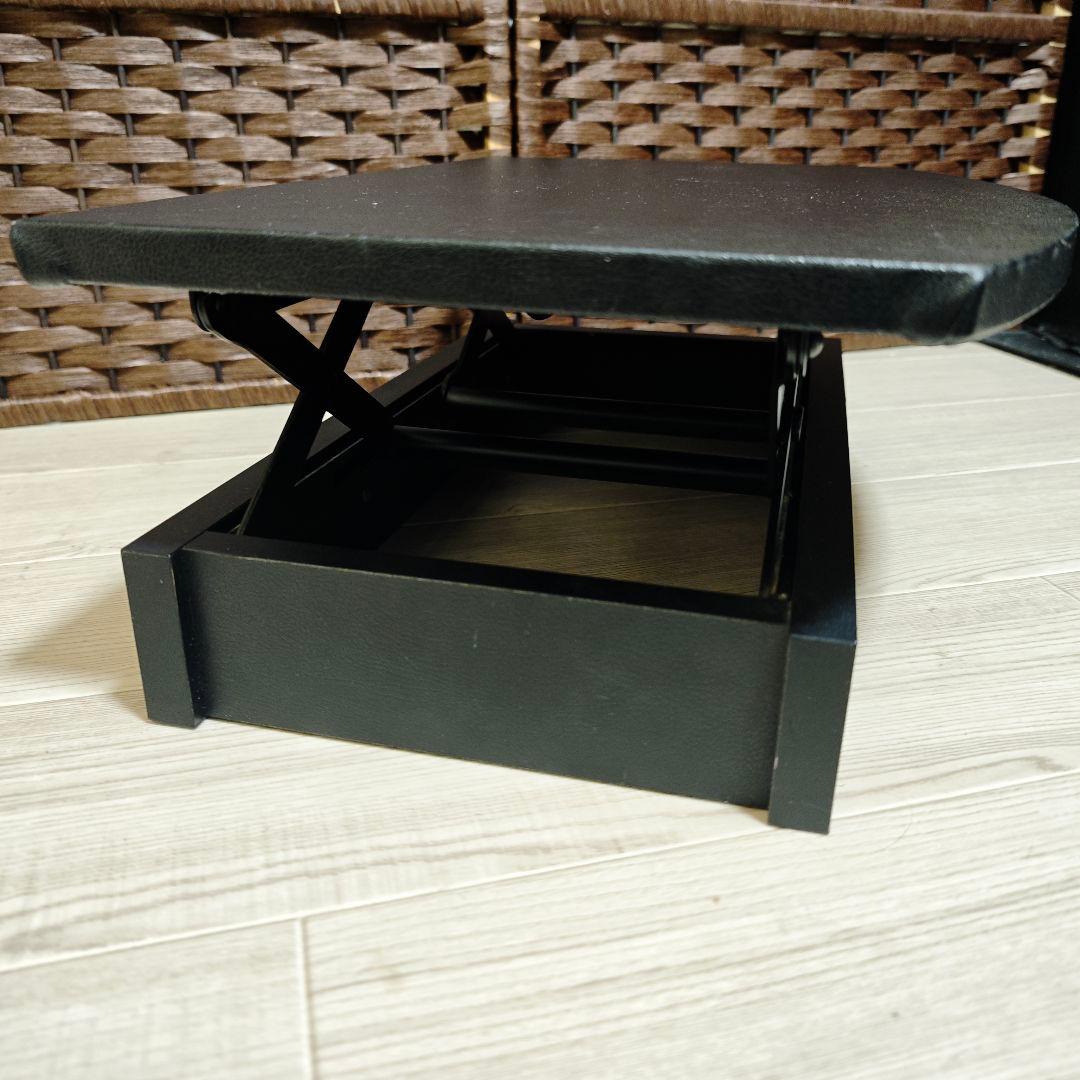【美品】吉澤 PEACOCK AX-50 ピアノ補助台 無段階式 足台 日本製