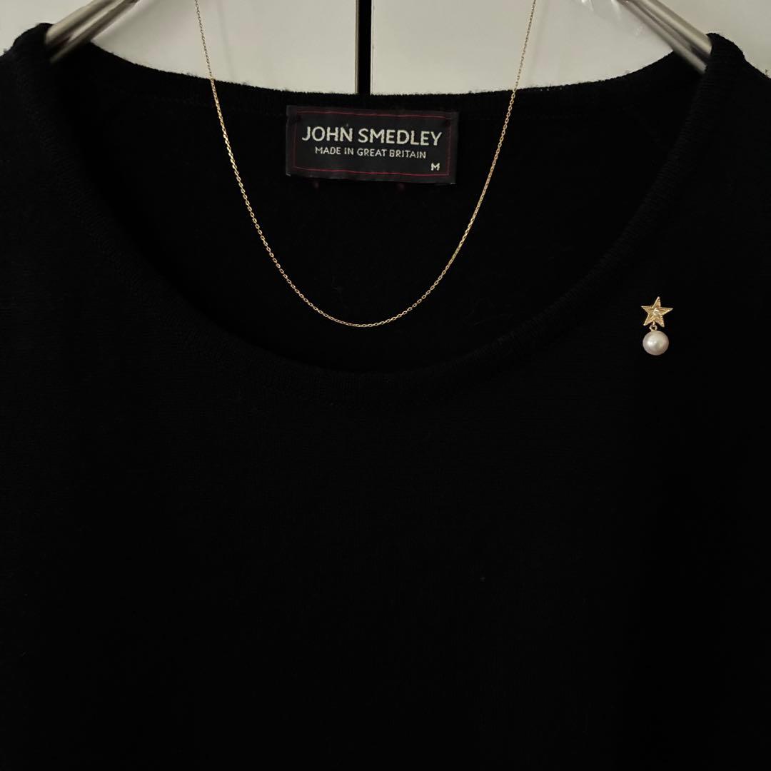 年末セール☆パール綺麗♡【美品】ミキモト K18 あこや　ダイヤモンド 星　ピン