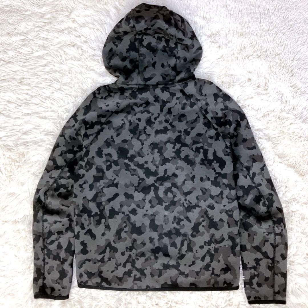 ✨ナイキ テックフリース セットアップ ジャージ グレー カモフラ 迷彩 M