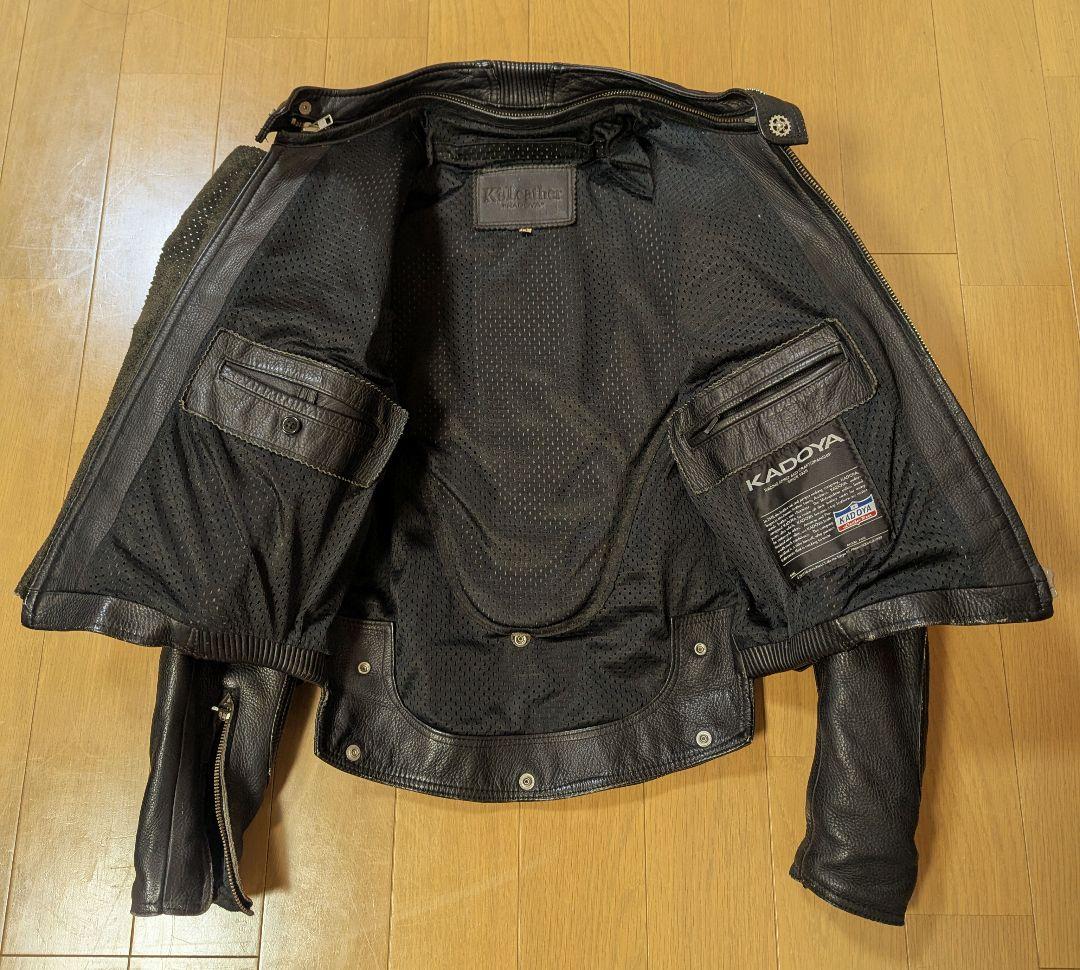 皮ジャン　カドヤ　ブラックスター