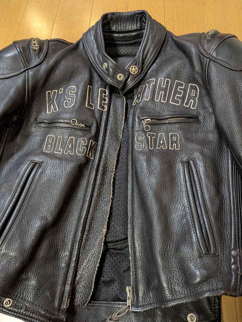 皮ジャン　カドヤ　ブラックスター