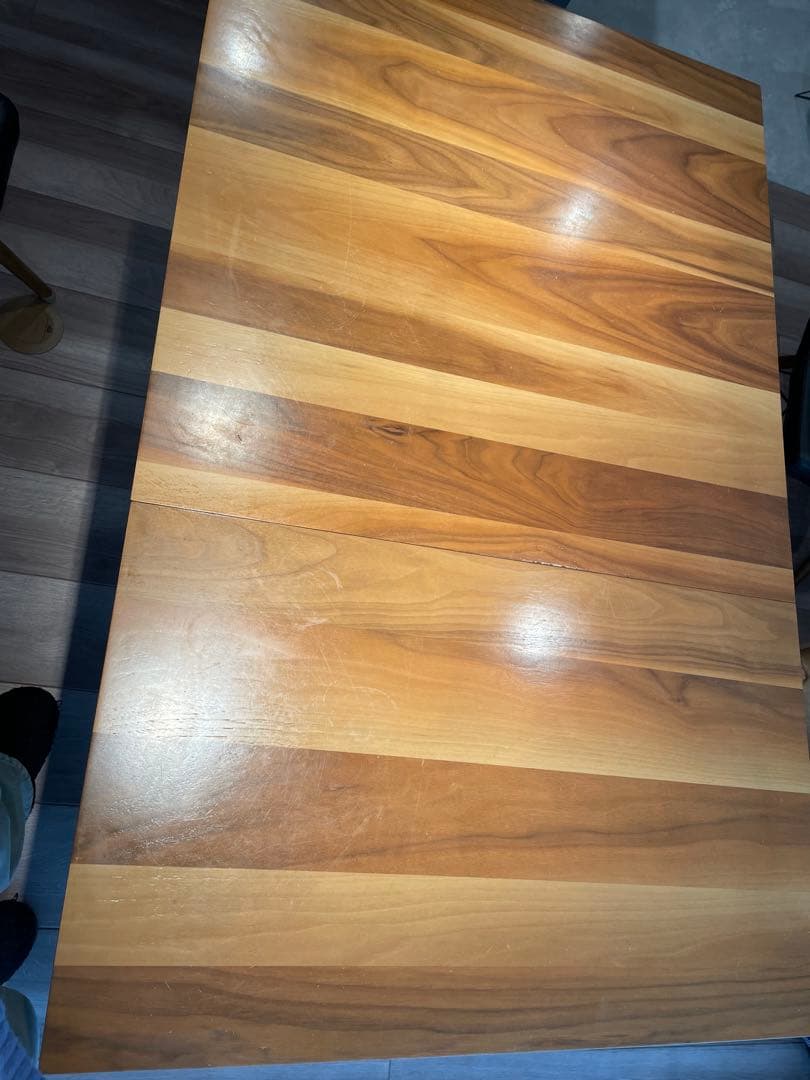 購入前コメントください！1週間限定！ダイニングテーブル伸縮式75-120cm