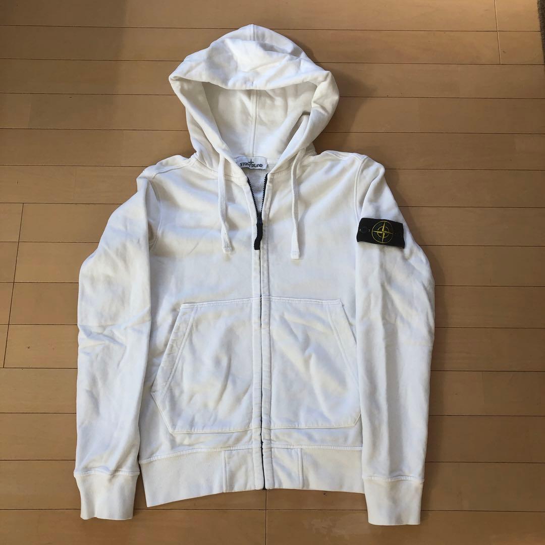 ストーンアイランド　パーカー　 オフホワイト