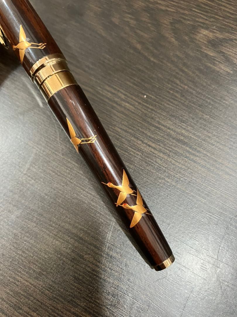 Sailor セーラー 万年筆 茶色 ゴールド 18k 刻印 ヴィンテージ