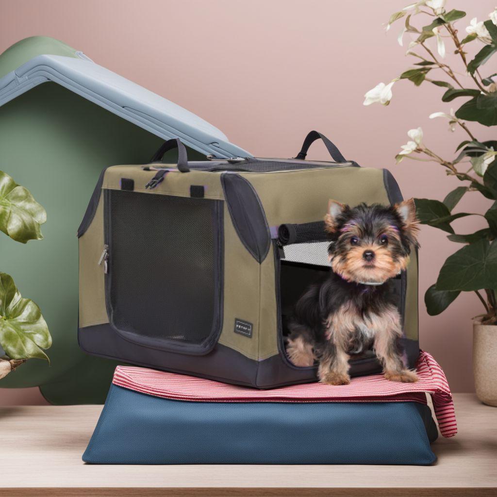 ペットハウス 折りたたみ ソフトクレート ポータブルケージ