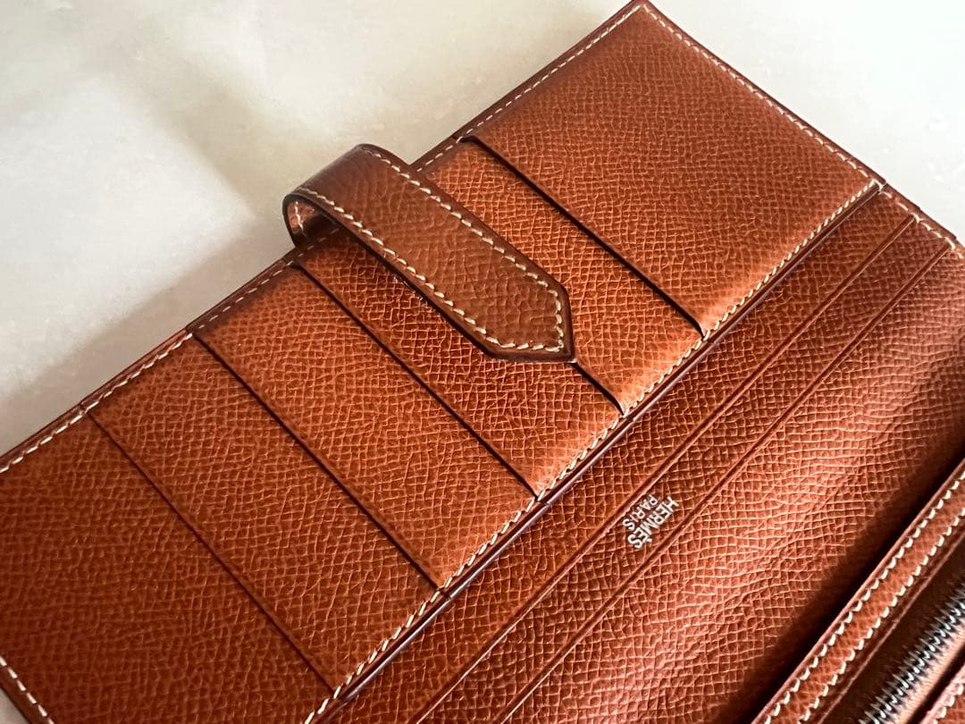 HERMES エルメス ベアン 二つ折り長財布