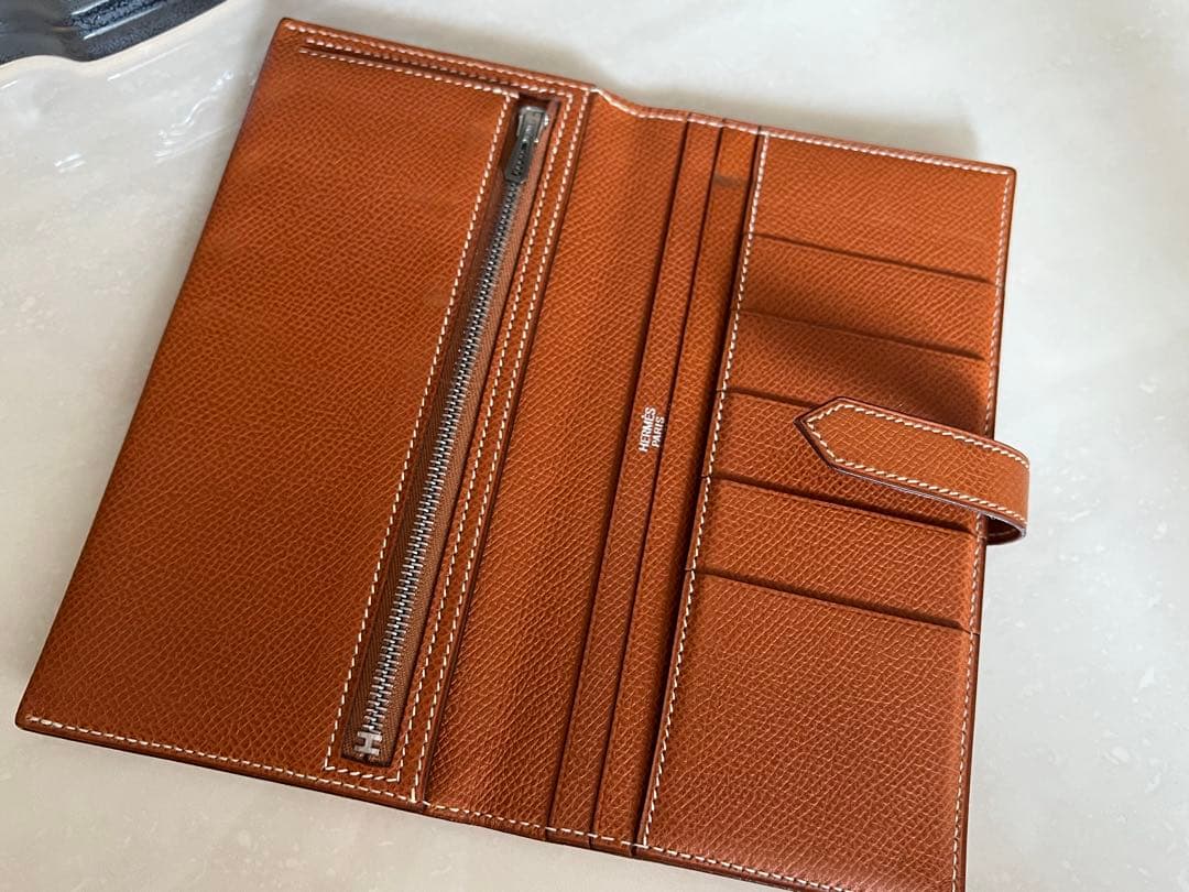 HERMES エルメス ベアン 二つ折り長財布