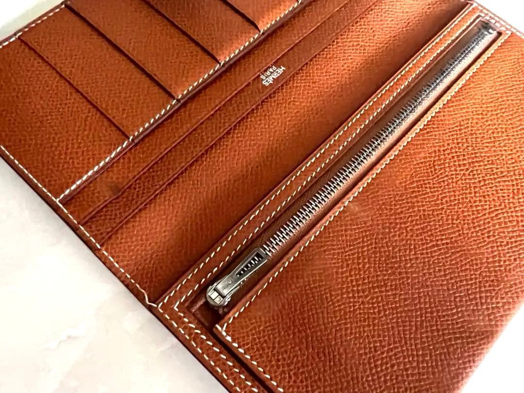 HERMES エルメス ベアン 二つ折り長財布