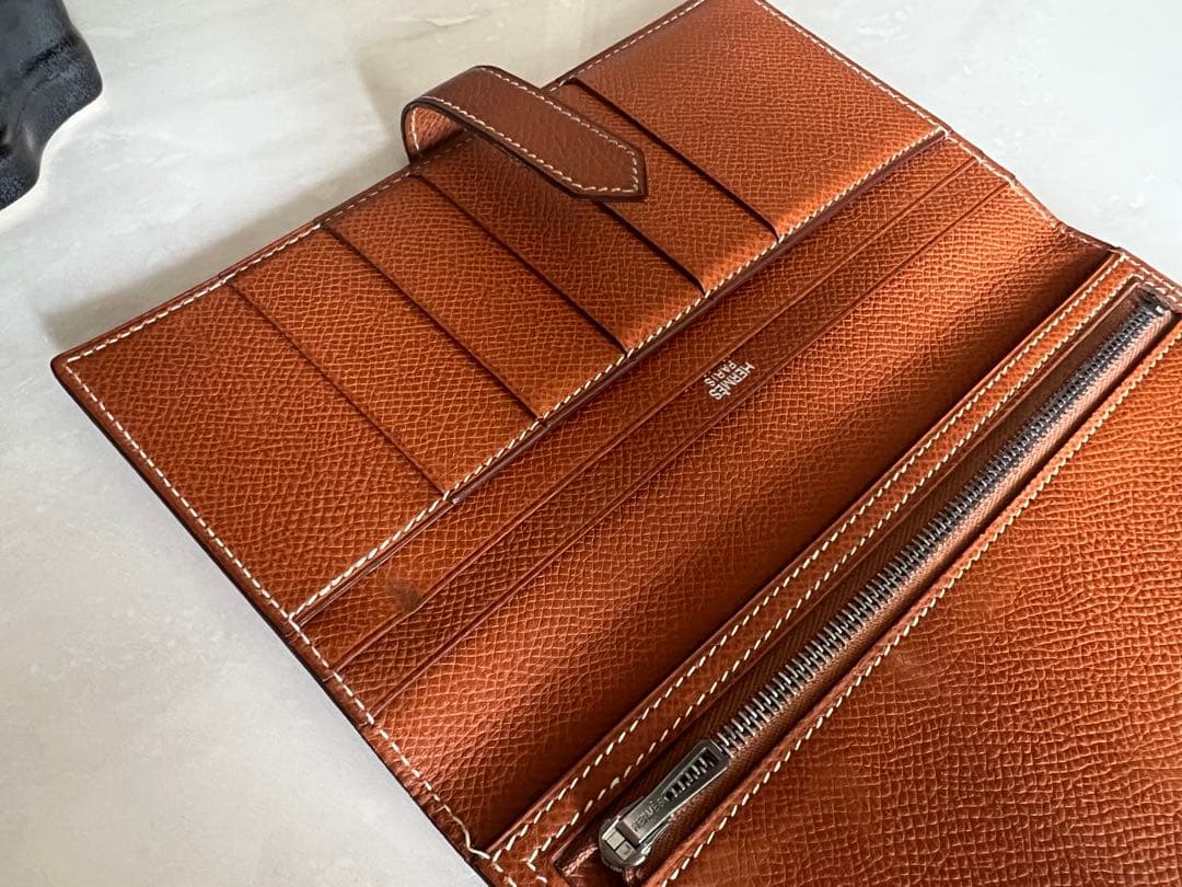 HERMES エルメス ベアン 二つ折り長財布