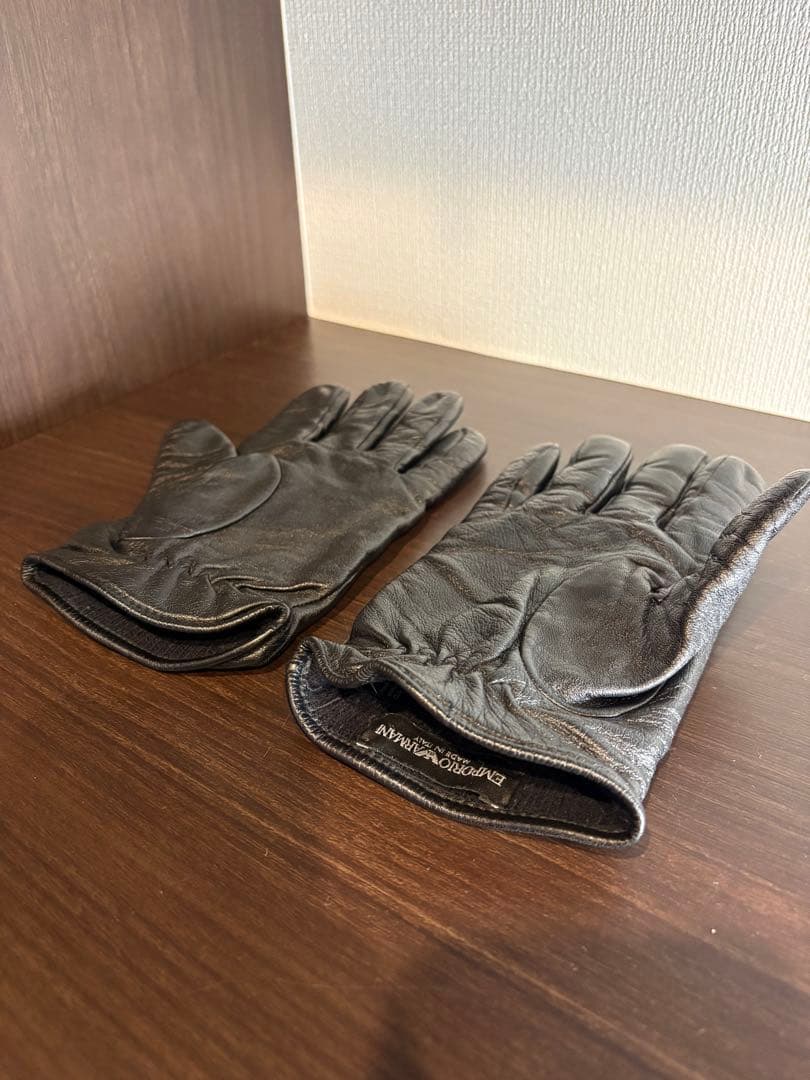 EMPORIO ARMANI レザー手袋