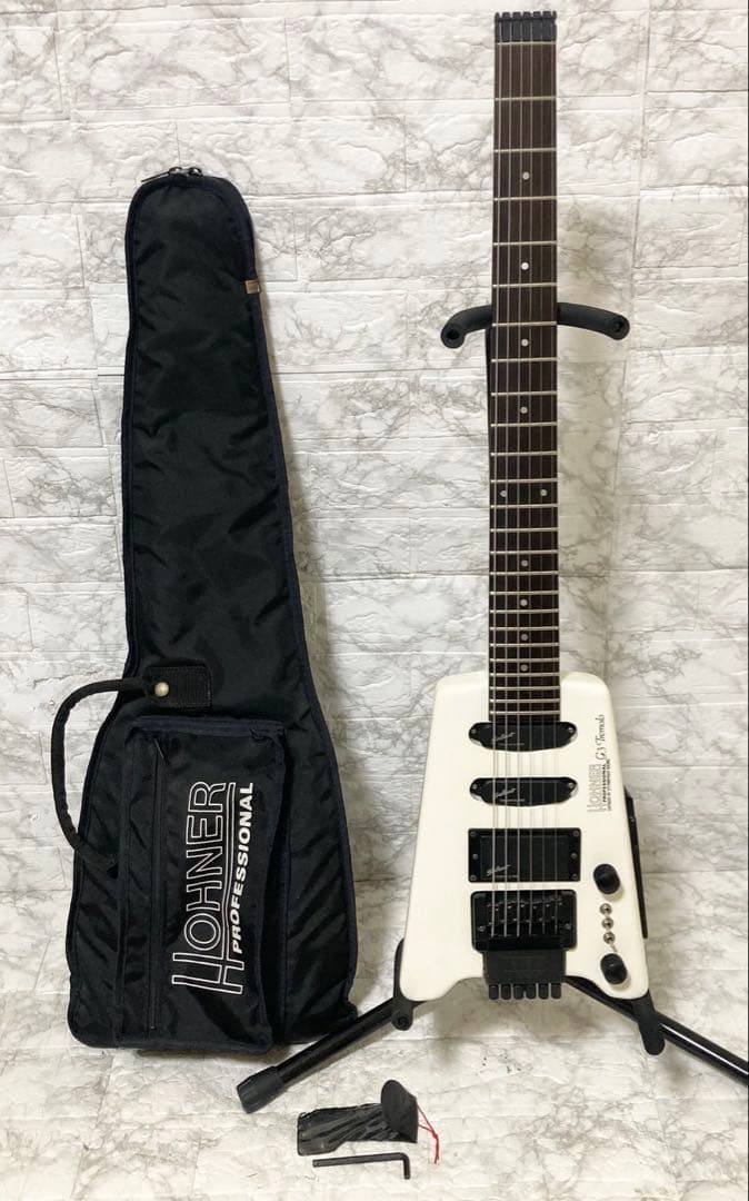 【メンテ済 美品】HOHNER G3 Toremolo ホワイト 純正ケース