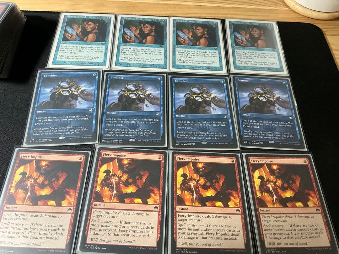 【MTG】パイオニア　イゼットフェニックス デッキ、サイド、おまけ付