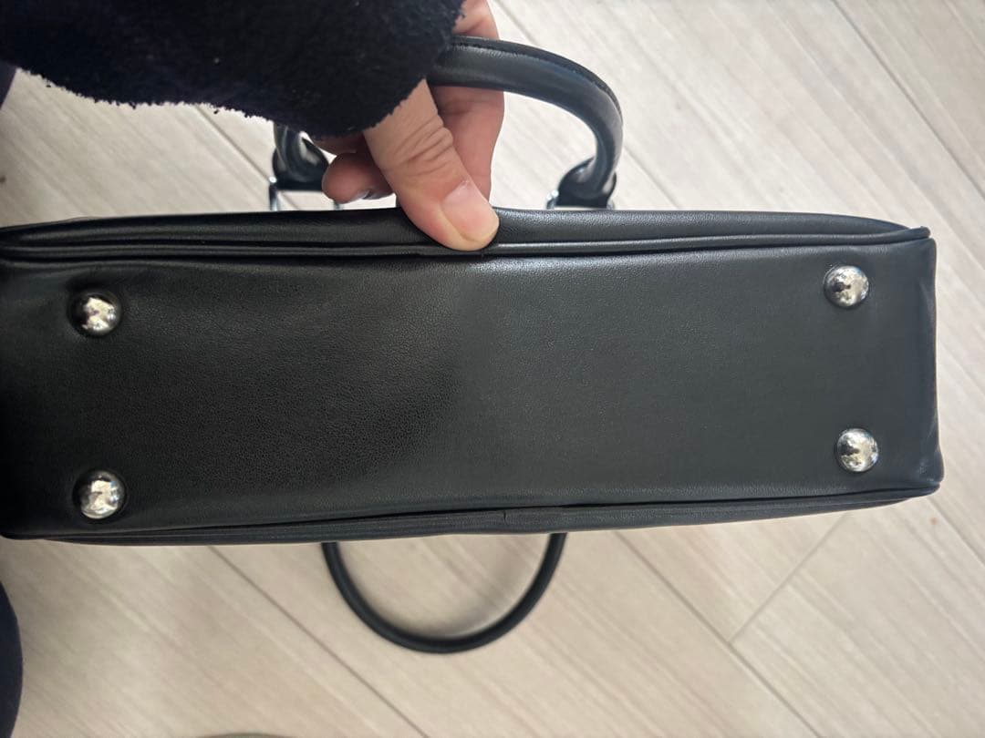 コムデギャルソン　ガール　ハンドバッグ　ハンドペイント　コムデギャルソンガール