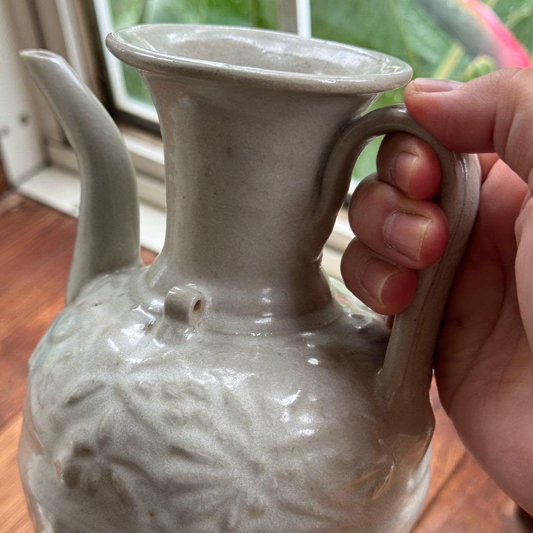 南宗 中国 取手 水注 陶器 骨董 古美術