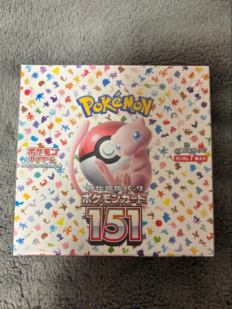 【正規シュリンク付 未開封】ポケモンカード151 BOX