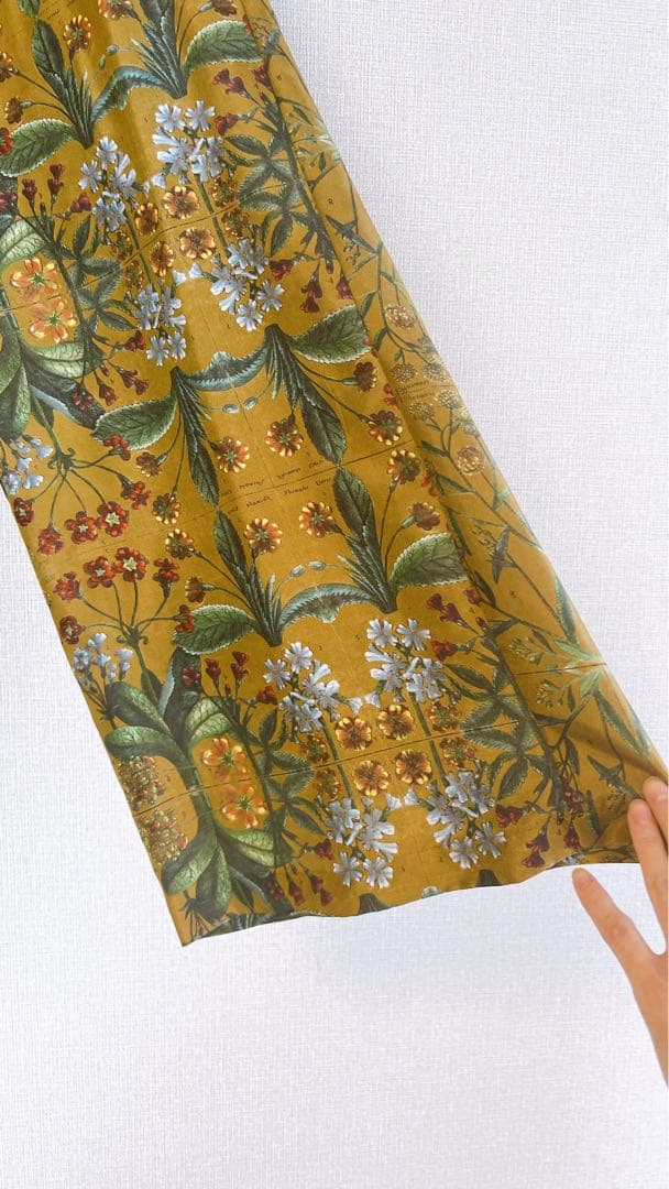 美品 CABaN 花柄ワイドパンツ Sサイズ