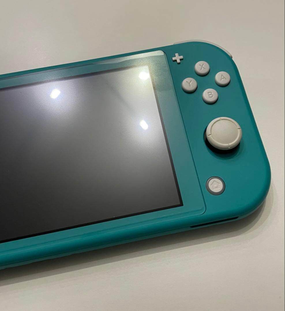 未使用に近い❤︎Nintendo Switch Liteターコイズ 本体 充電器◎