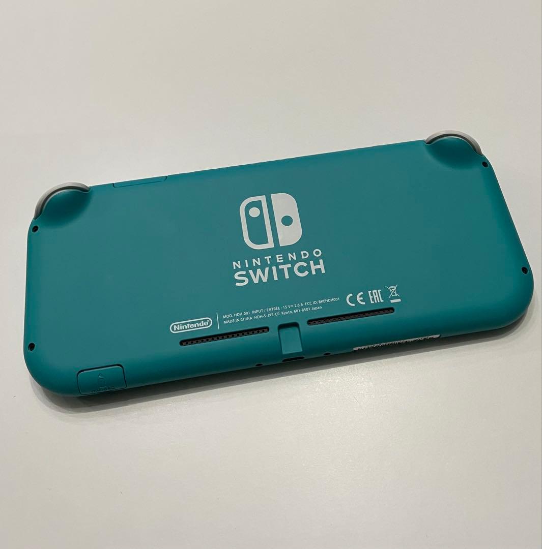 未使用に近い❤︎Nintendo Switch Liteターコイズ 本体 充電器◎