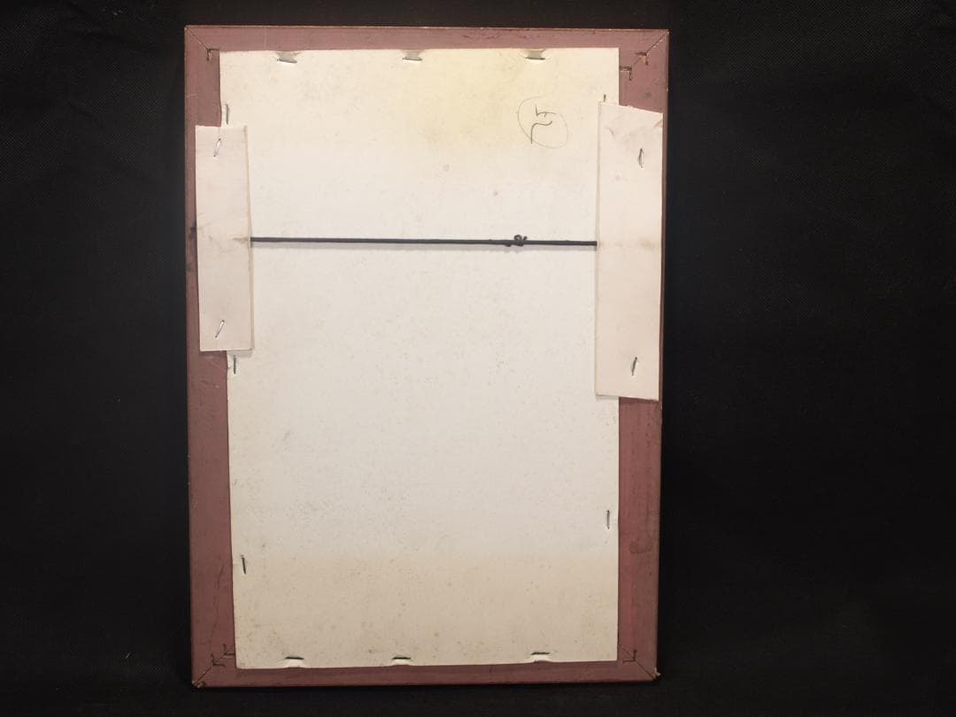 骨董市掘り出し品 中国唐時代　敦煌莫高窟壁画 彩絵　人物像 AK1793A1-3