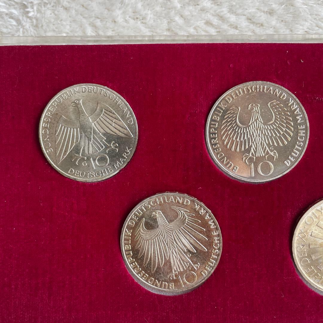 1972年ミュンヘンオリンピック記念銀貨セット