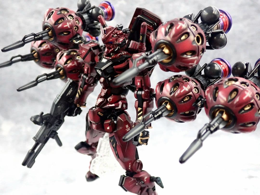 HG ジークアクス 赤いガンダム(フルビット) 全塗装 ガンプラ塗装済 完成品