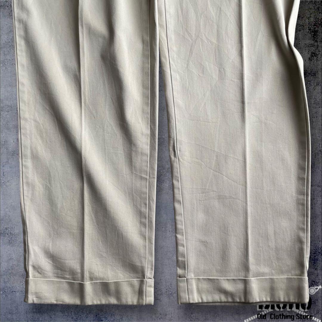 90sグレージュRalphLaurenポロチノW36L34 HAMMOND