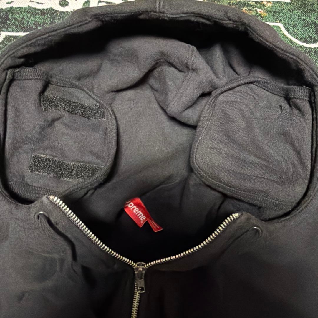 シュプリーム スモールボックスロゴ ジップパーカー 黒 カナダ製肉厚 XL