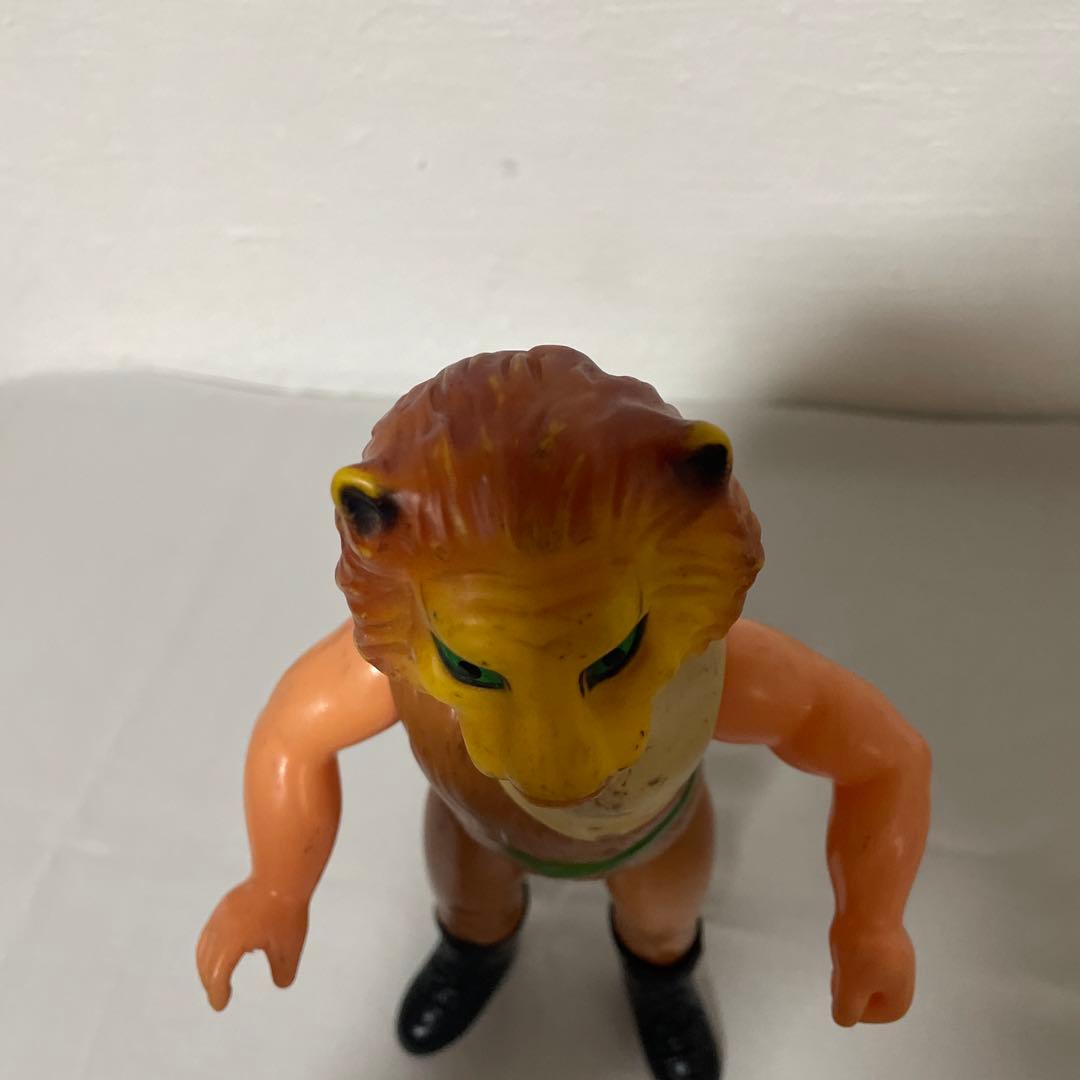 タイガーマスク　ライオンマン　ソフビ　中嶋製作所