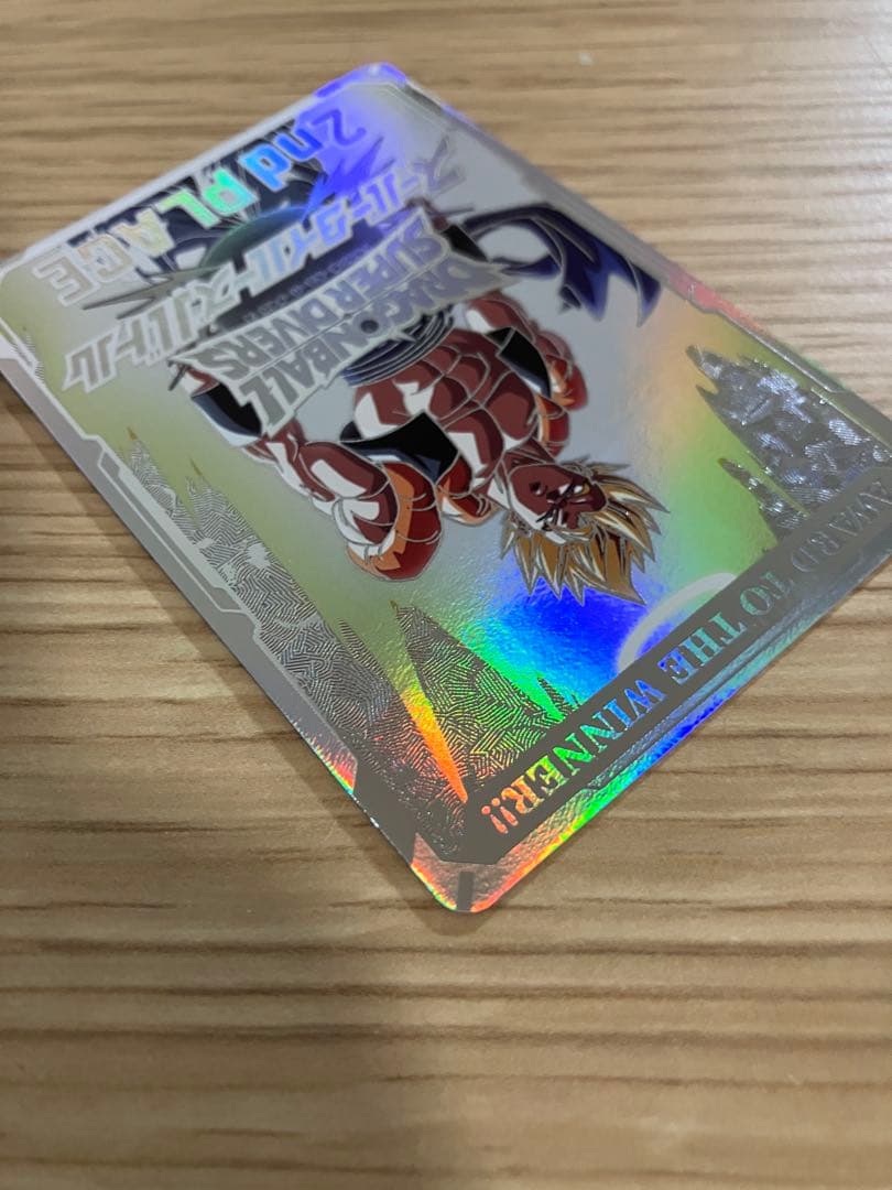 〈美品〉ドラゴンボール スーパーダイバーズ　大会　準優勝　カード風賞状