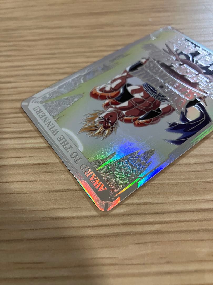 〈美品〉ドラゴンボール スーパーダイバーズ　大会　準優勝　カード風賞状