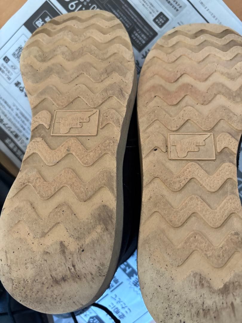 RED WING SHOES ブラックモカシンブーツ