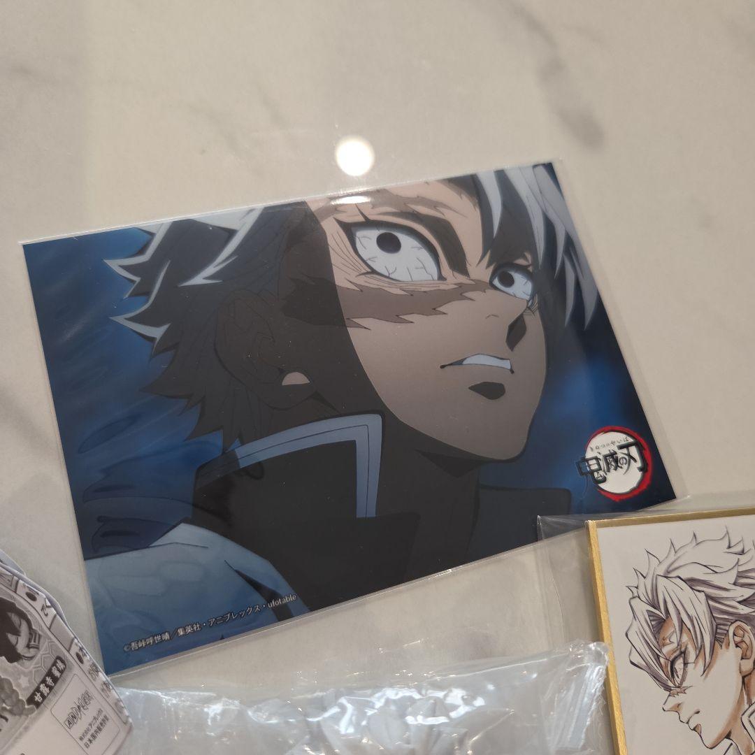 本日のみ短時間出品★鬼滅★不死川実弥×伊黒小芭内【希少】ミニ色紙&おねむたん