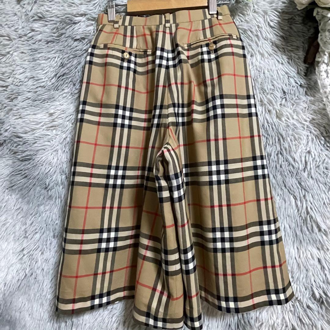 【美品】 バーバリー キュロット ノバチェック ゴルフ S BURBERRYS