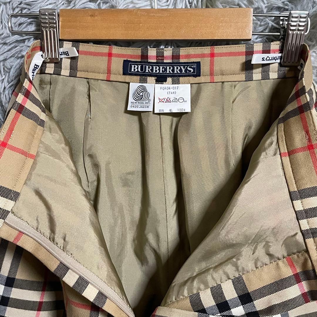 【美品】 バーバリー キュロット ノバチェック ゴルフ S BURBERRYS