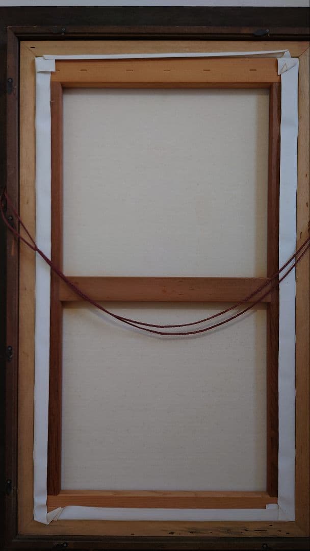 【中古品】マネ「笛を吹く少年」　油彩　複製画額　豪華額装