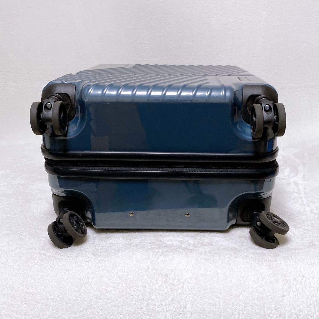 ace.エース　スーツケース　SS　ネイビー　機内持込　フロントオープン　38L